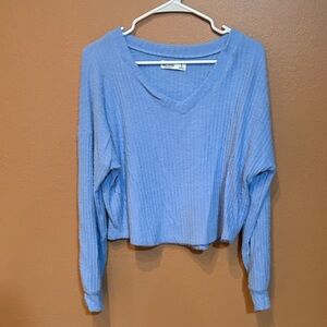 Hollister Light Blue Knit Sweater